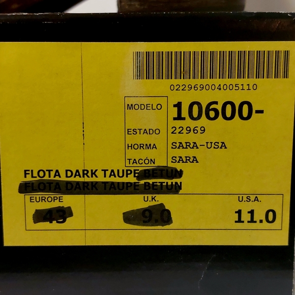 Sendra studded taupe leather low western boots, EU43/11 - Picture 15 of 16